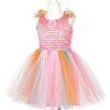 Abito in tulle colorato, fatina Laura -3-4 anni - immagine 2