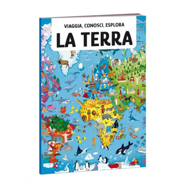 La terra, viaggia, conosci, esplora- puzzle+ libro - immagine 2