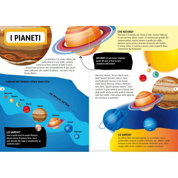 Lo spazio, Viaggia, conosci, esplora. Il sistema solare- Libro+ puzzle +personaggi - immagine 4