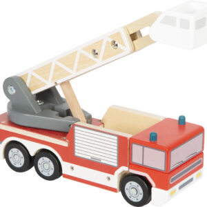Veicolo dei vigili del fuoco con scala girevole