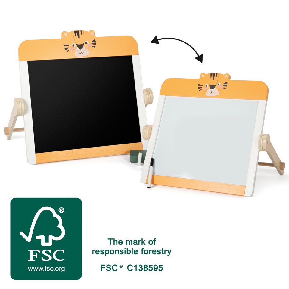 Lavagna per gesso e lavagna bianca "Safari" FSC 100% - immagine 2