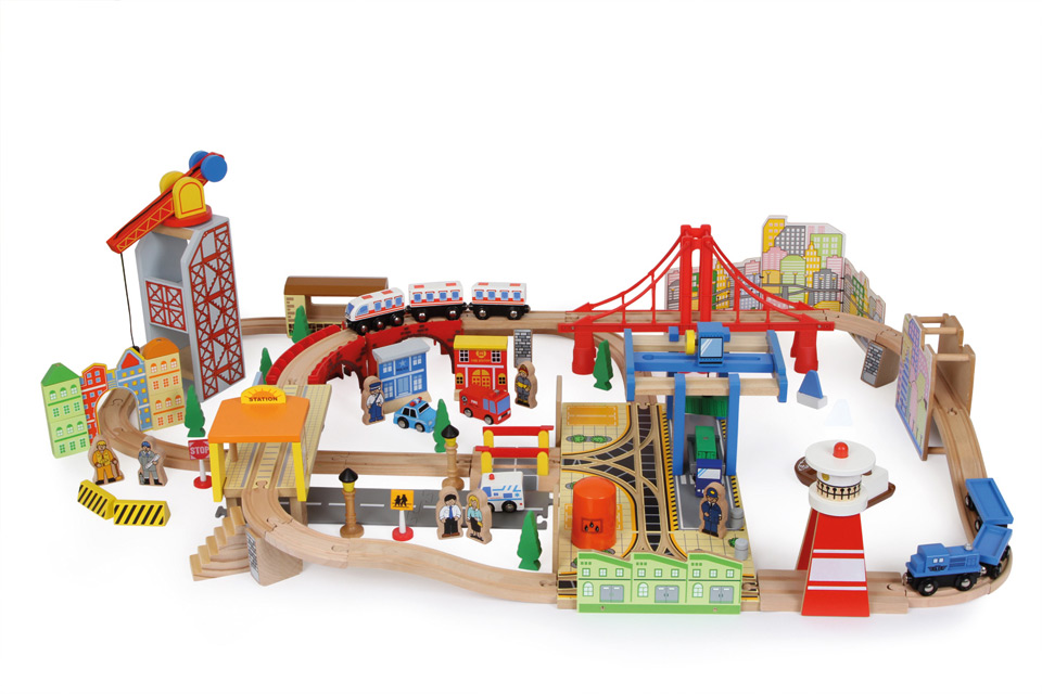 Piste del trenino "Super Porto" super accessori