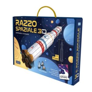 Il razzo spaziale 3D -  Libro+ modellino - Sassi JUnior