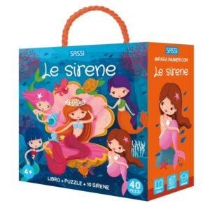 Q-Box. Le sirene Libro+Puzzle+ personaggi