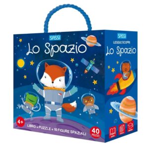 Q-Box. Lo Spazio- Libro+Puzzle+ personaggi