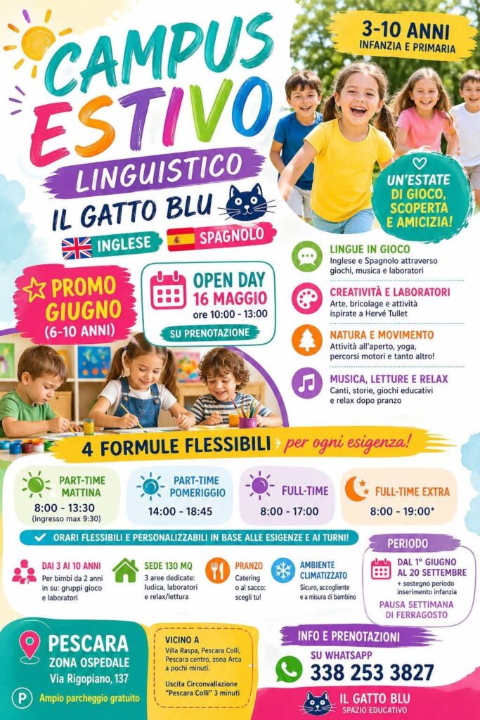 Campus estivo 2026 Pescara